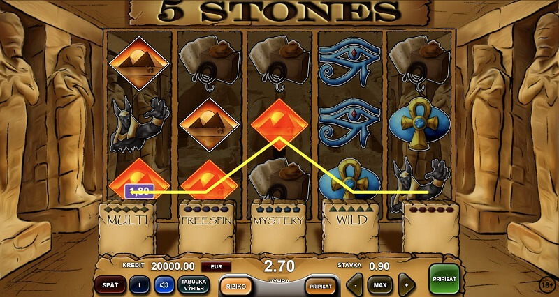 Online automat 5 Stones v SynotTip casino