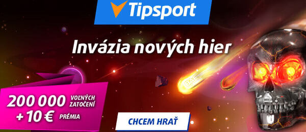 Tipsport Invázia nových hier