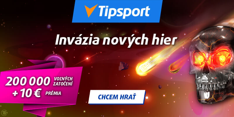 Tipsport Invázia nových hier