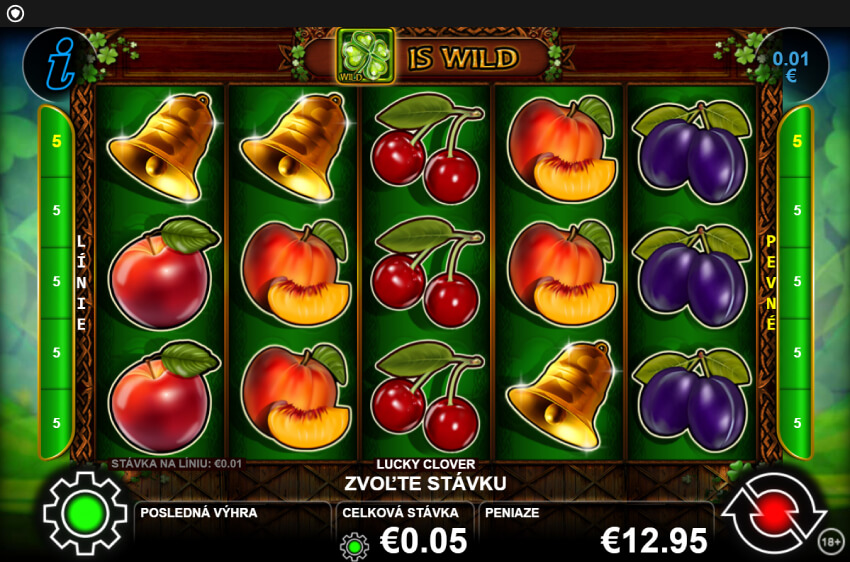 Zahraj si slot Lucky Clover a vyhraj reálne peniaze