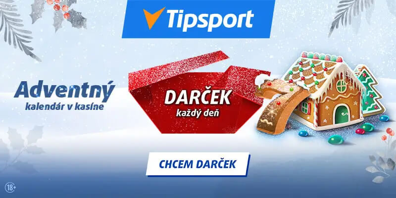 Klikni, vytvor si Tipsport konto a uži si vianočné bonusy