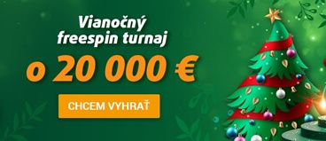 Vianočný freespin turnaj v Tipsport kasíne