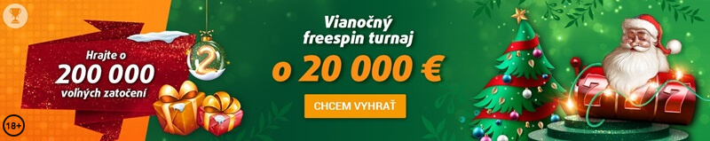 Vianočný freespin turnaj v Tipsport kasíne