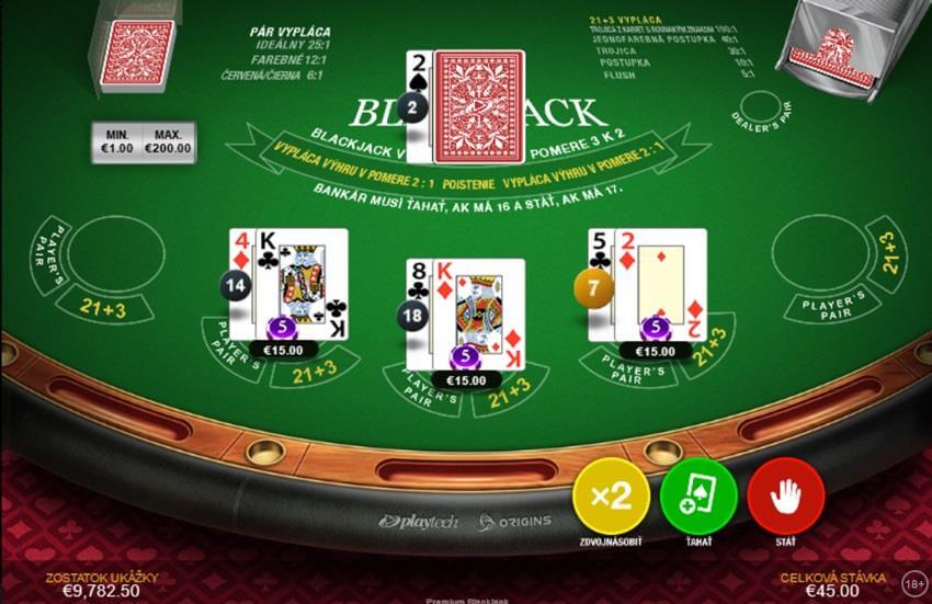 Blackjack vo Fortune