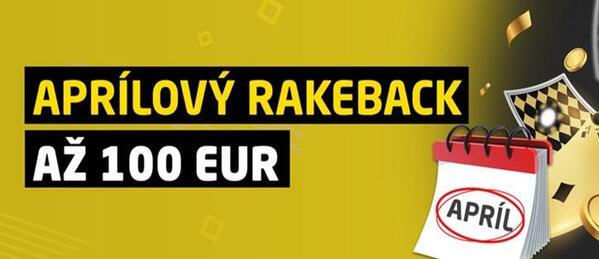 Aprílový rakeback v Synottipe do 100 €