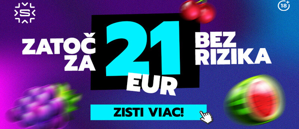 Bonus za registráciu v Slovmatic kasíne